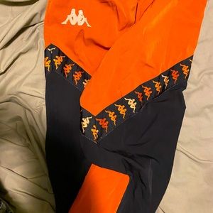 KAPPA Pants/Joggers Orange Medium
